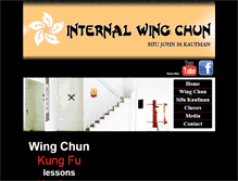 Tablet Screenshot of internalwingchun.com